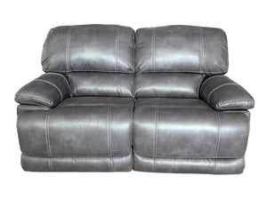 Guvnor 2 Seater Recliner Sofas In Grey-2 seater recliner sofa-Harveys-1 Sofa-Against The Grain Furniture