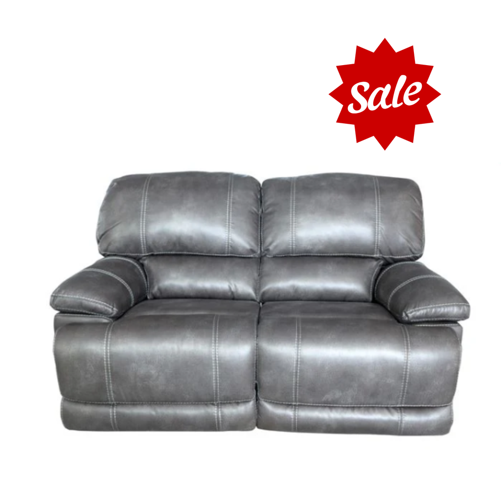 Guvnor 2 Seater Recliner Sofas In Grey