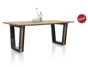 Habufa Makalu Dining Tables in Gently Smoked Acacia-Dining Table-Habufa-170cm x 100cm-Against The Grain Furniture