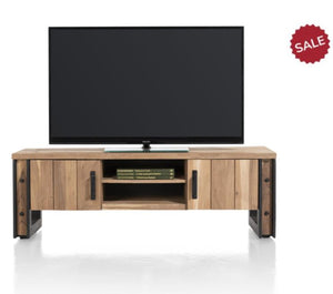 Habufa Makalu TV Sideboard in Smoked Acacia-TV sideboards-Habufa-140cm-Against The Grain Furniture