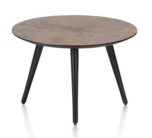 Habufa Maze Rust Side and Coffee Tables in Different Sizes-Coffee and side table-Habufa-40 cm Round-32 cms High-Against The Grain Furniture