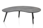 Habufa Maze Kidney Shaped Coffee Tables-Coffee and side table-Habufa-32 cms High-Anthracite-Against The Grain Furniture