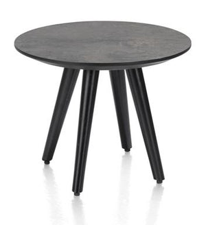 Habufa Maze Anthracite Side and Coffee Tables in Different Sizes-Coffee and side table-Habufa-40 cm Round-39 cms High-Against The Grain Furniture