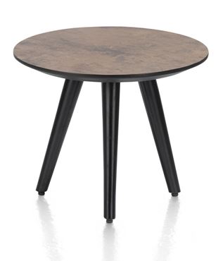 Habufa Maze Rust Side and Coffee Tables in Different Sizes-Coffee and side table-Habufa-40 cm Round-46 cms High-Against The Grain Furniture