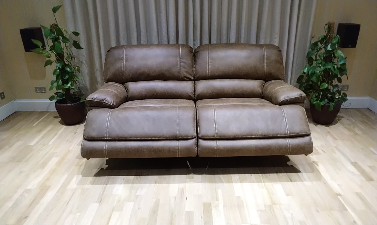 Guvnor 3 and 2 Seater Recliner Sofas Combination - WINTER SALE 3+2 TAN