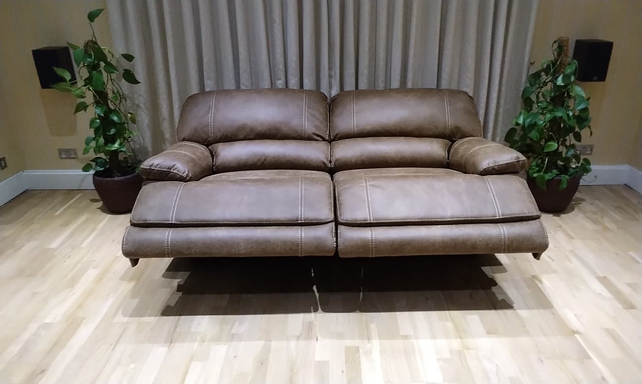 Guvnor 3 and 2 Seater Recliner Sofas Combination - WINTER SALE 3+2 TAN