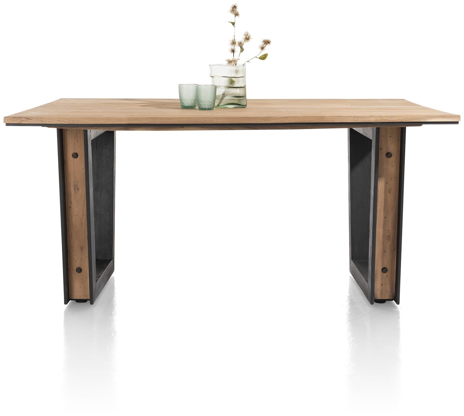 Habufa Makalu Dining Tables in Gently Smoked Acacia-Dining Table-Habufa-170cm x 100cm-Against The Grain Furniture