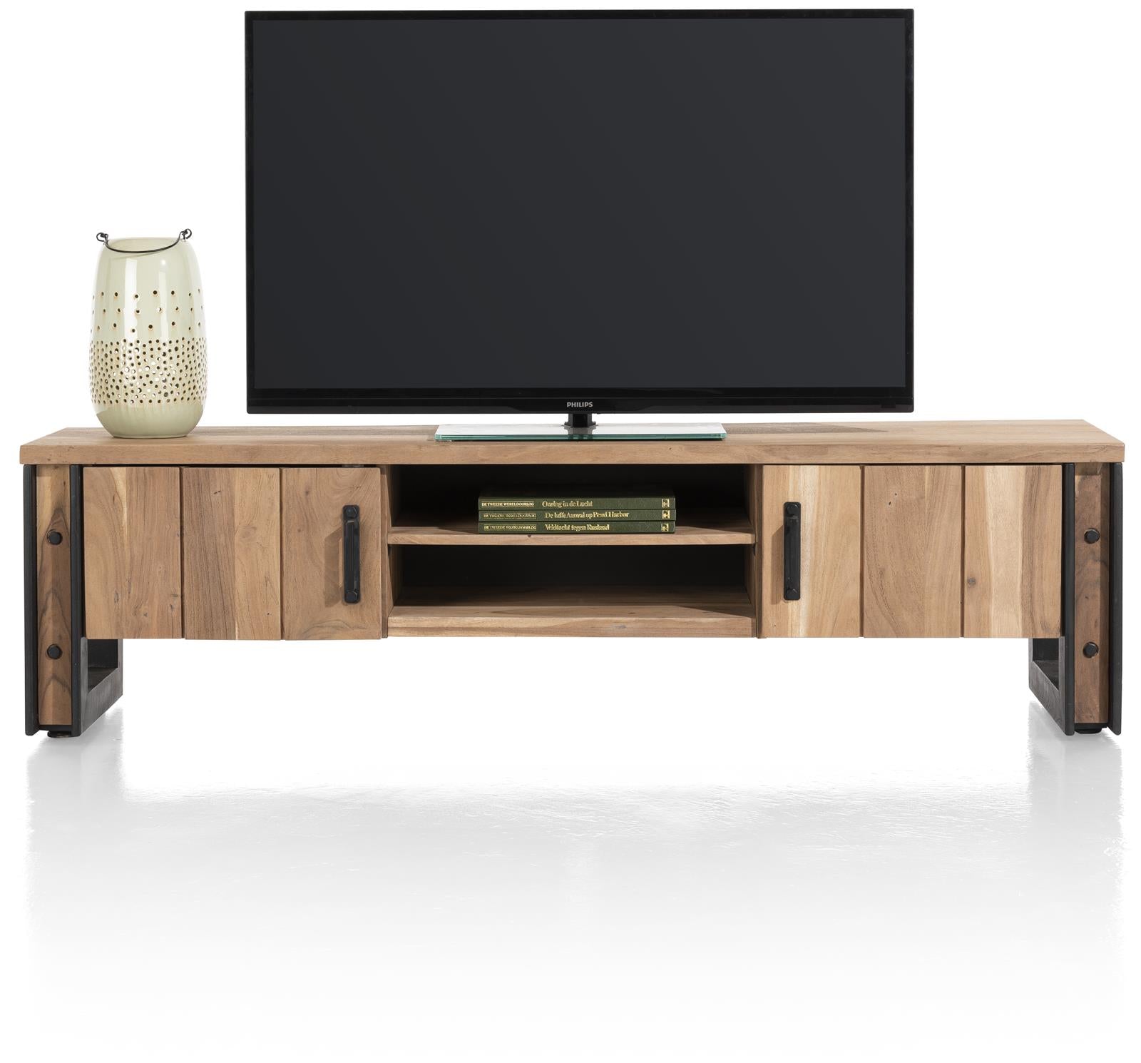 Habufa Makalu TV Sideboard in Smoked Acacia-TV sideboards-Habufa-170cm-Against The Grain Furniture