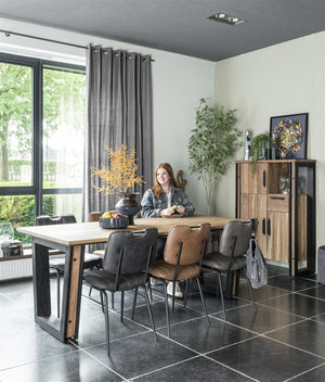 Habufa Makalu TV Sideboard in Smoked Acacia-TV sideboards-Habufa-140cm-Against The Grain Furniture