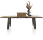 Habufa Farmer and Farmland Oak and Metal Tables-Dining and bar Tables-Habufa-180cm-Against The Grain Furniture