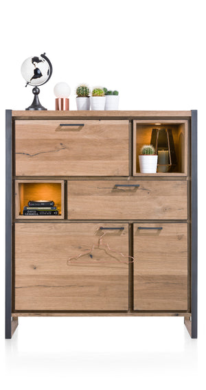 Habufa Metalox Small Display Storage Cabinet-Storage display cabinets-Habufa-Against The Grain Furniture