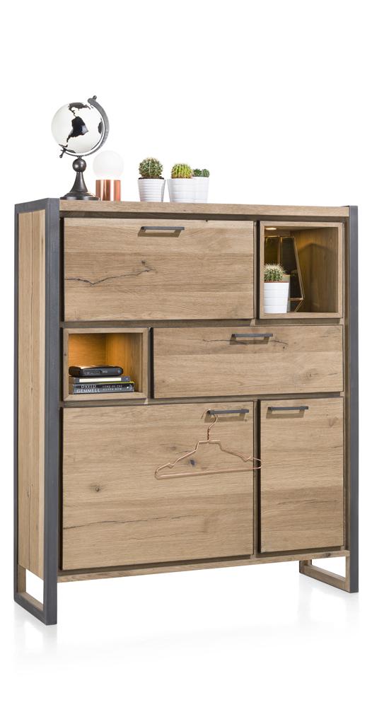 Habufa Metalox Small Display Storage Cabinet-Storage display cabinets-Habufa-Against The Grain Furniture