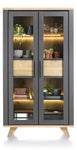 Habufa Jardin Glass Display Cabinet-Display cabinets-Habufa-Grey-Against The Grain Furniture