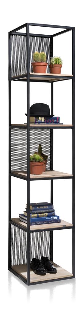 Habufa Vincent Modular Shelving System-Bookcase-Habufa-5 Niches and 5 Shelves 217cm height-Against The Grain Furniture