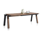 Habufa Oxford Dining Tables in Vintage Oak-Dining tables-Habufa-200 Extending-Against The Grain Furniture