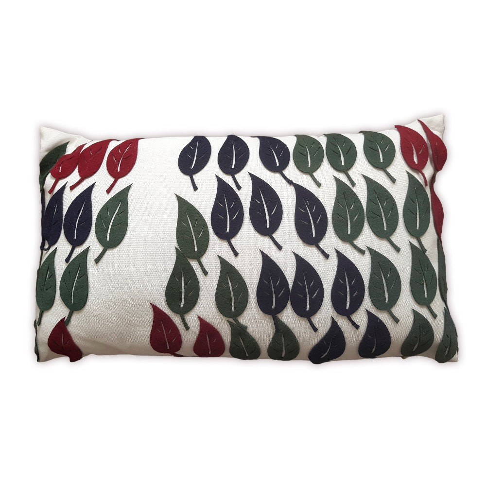 Habufa Discontinued Cushions, Brand New Half Price-cushions-Habufa-Dark Leaves-Against The Grain Furniture