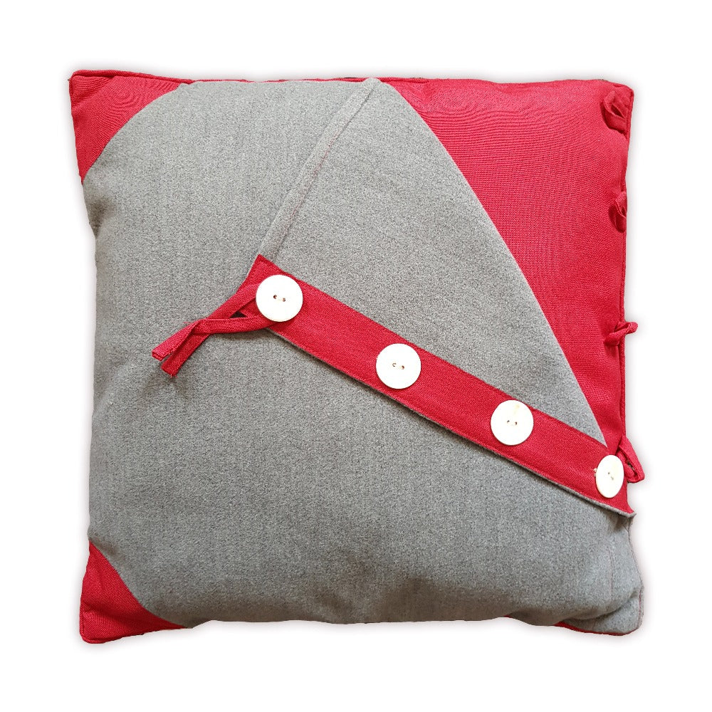 Habufa Discontinued Cushions, Brand New Half Price-cushions-Habufa-Red with Buttons-Against The Grain Furniture